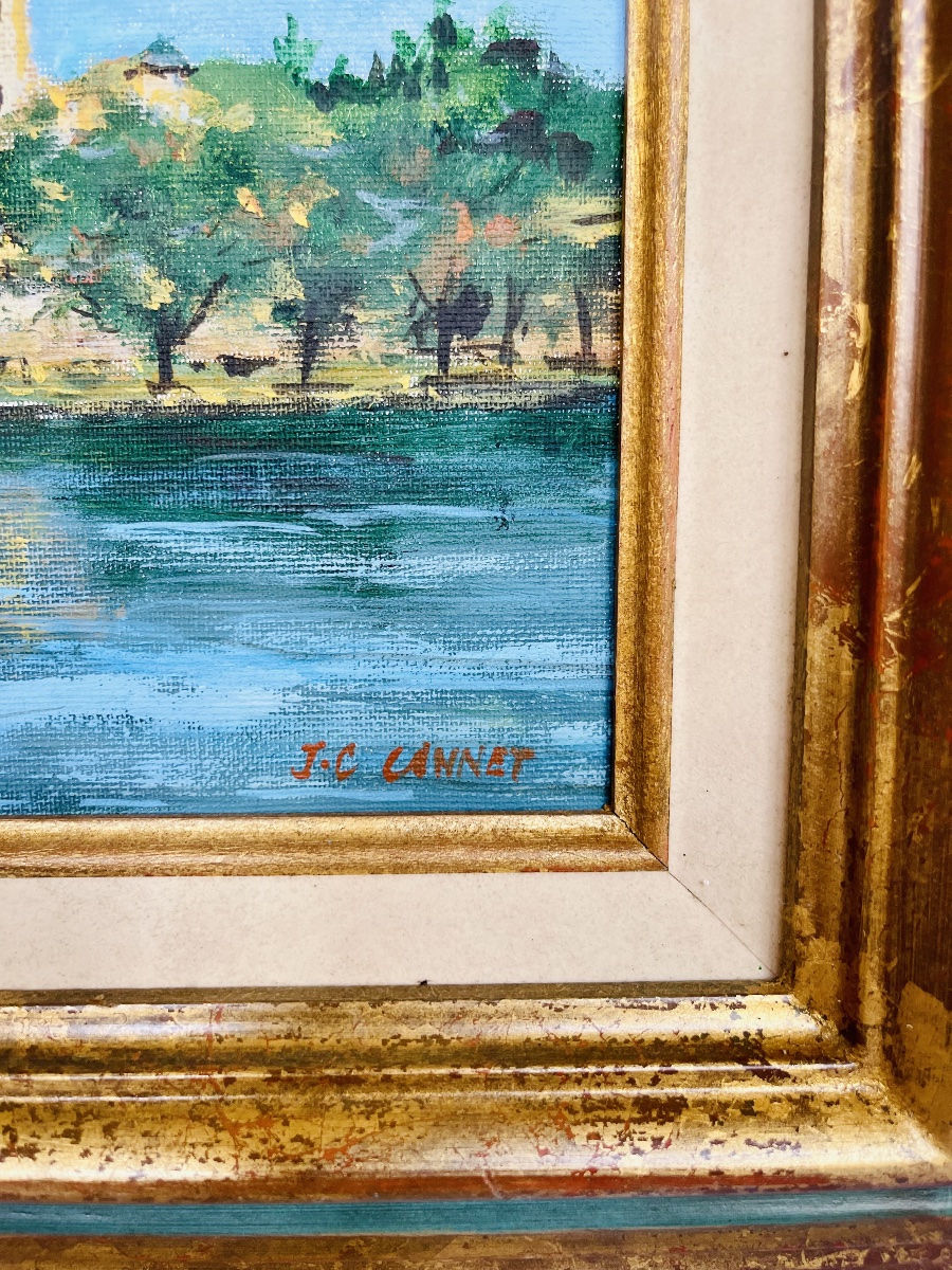 Painting—view Of Avignon—jc Cannet-photo-3